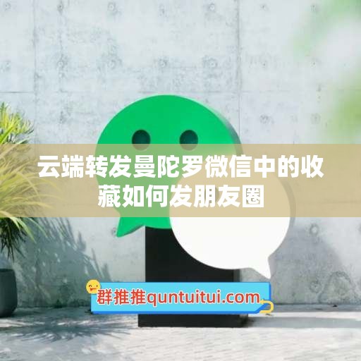 云端转发曼陀罗微信中的收藏如何发朋友圈