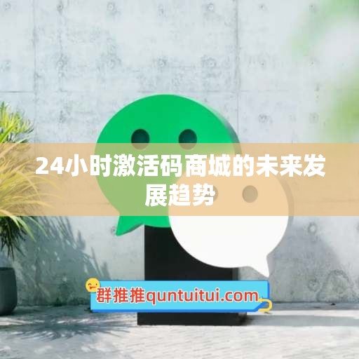 24小时激活码商城的未来发展趋势