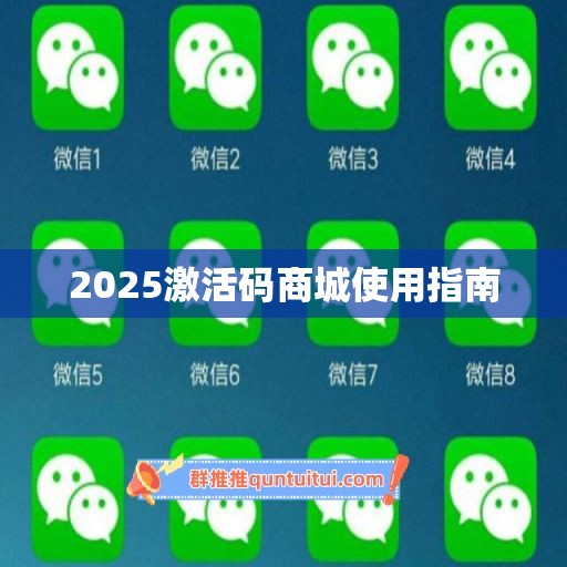 2025激活码商城使用指南