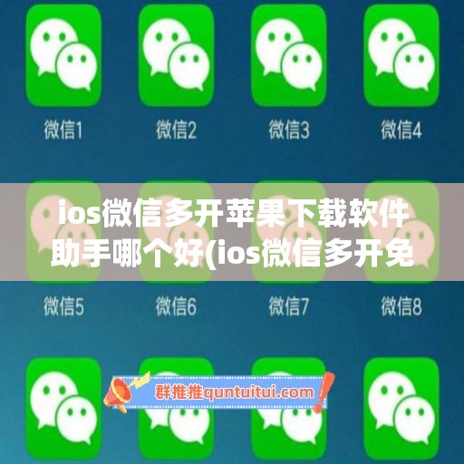 ios微信多开苹果下载软件助手哪个好(ios微信多开免费下载)