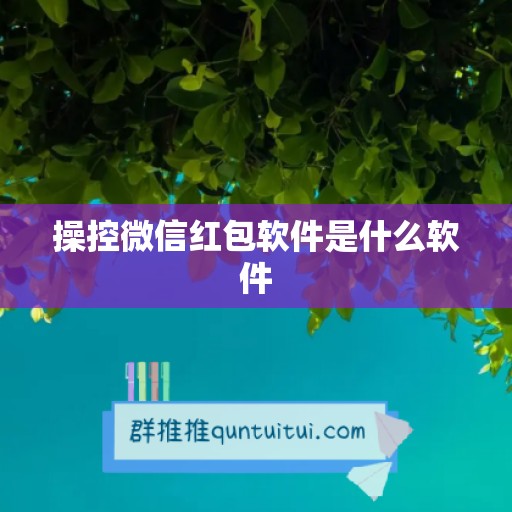 操控微信红包软件是什么软件