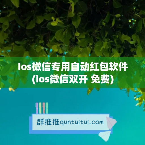 Ios微信专用自动红包软件(ios微信双开 免费)