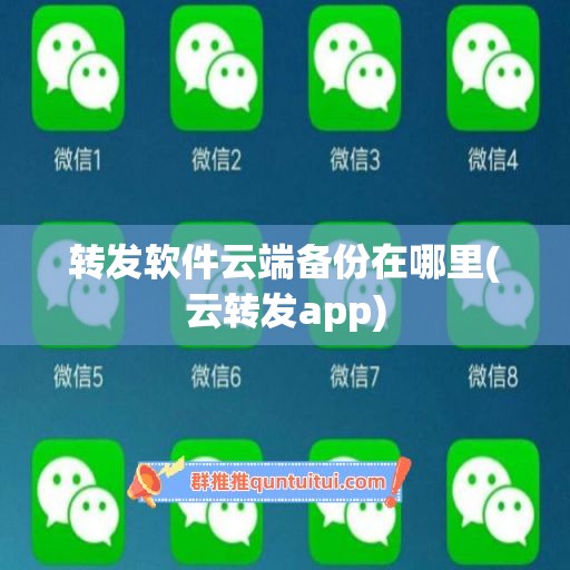 转发软件云端备份在哪里(云转发app)