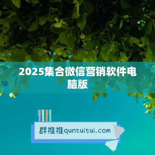 2025集合微信营销软件电脑版