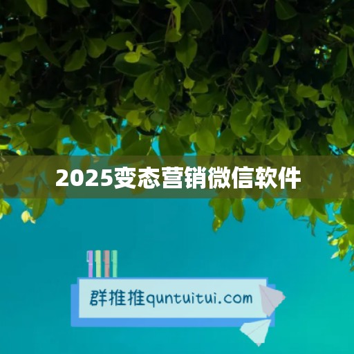 2025变态营销微信软件