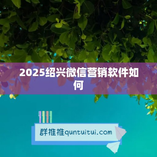 2025绍兴微信营销软件如何