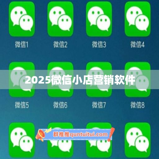 2025微信小店营销软件