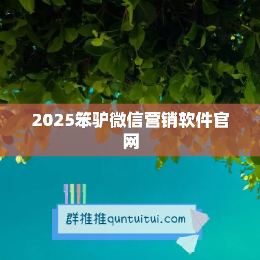 2025笨驴微信营销软件官网