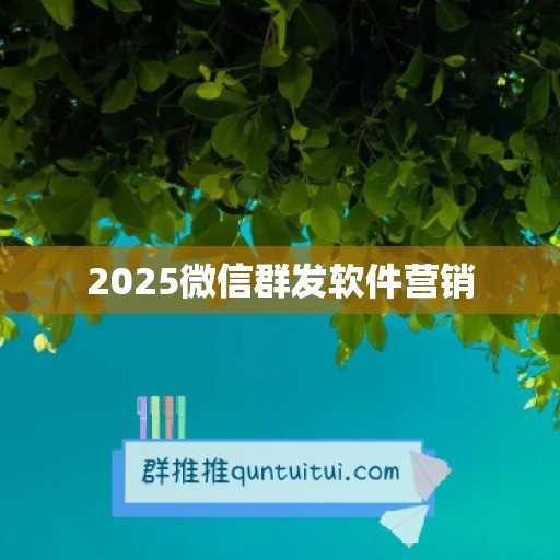 2025微信群发软件营销