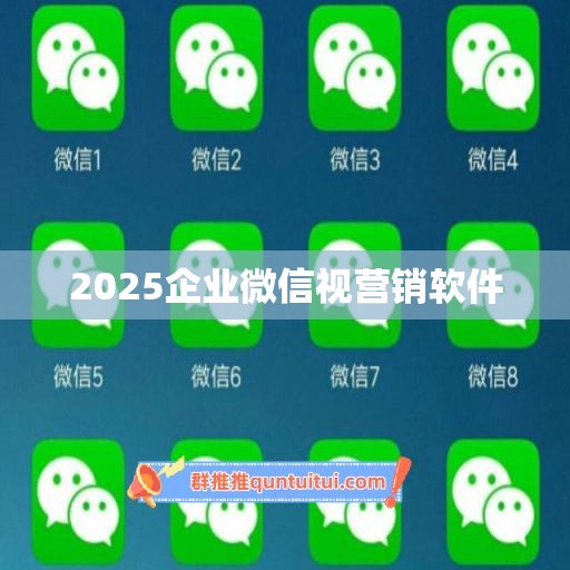 2025企业微信视营销软件