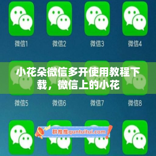 小花朵微信多开使用教程下载，微信上的小花