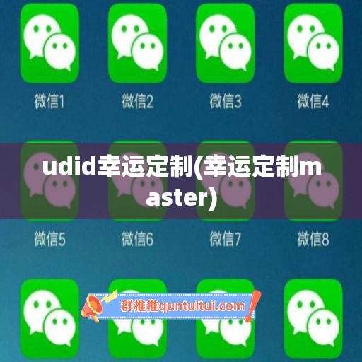 udid幸运定制(幸运定制master)