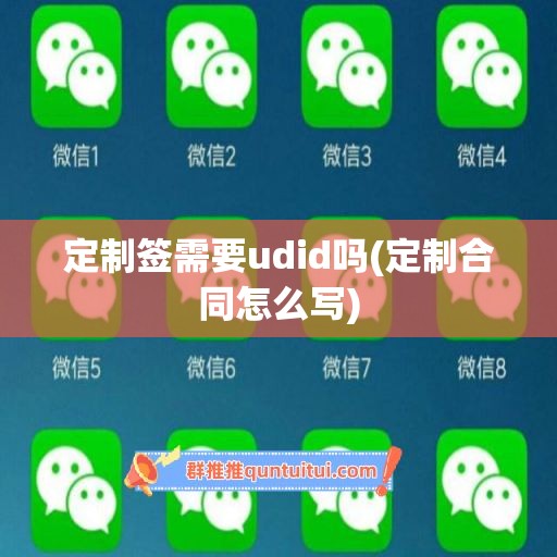 定制签需要udid吗(定制合同怎么写)