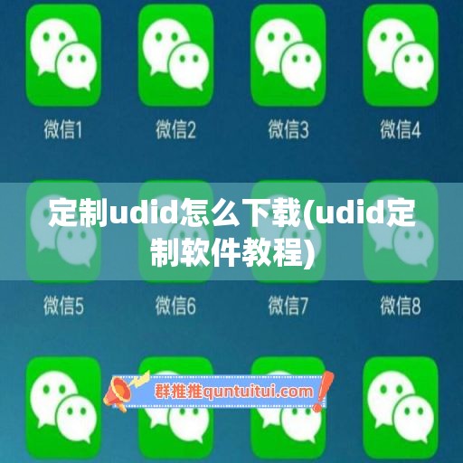 定制udid怎么下载(udid定制软件教程)