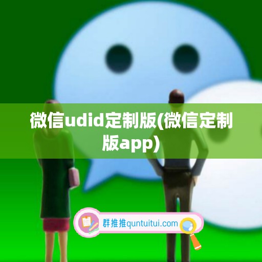 微信udid定制版(微信定制版app)