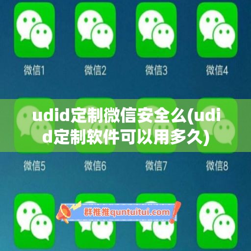 udid定制微信安全么(udid定制软件可以用多久)