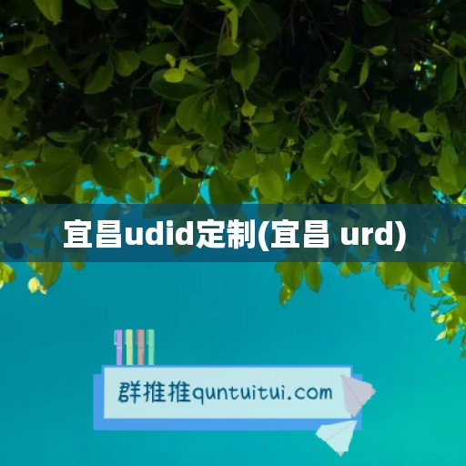 宜昌udid定制(宜昌 urd)