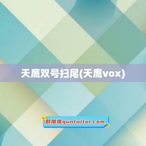 天鹰双号扫尾(天鹰vox)