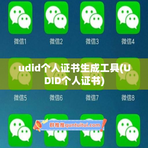 udid个人证书生成工具(UDID个人证书)