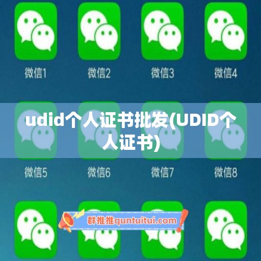 udid个人证书批发(UDID个人证书)