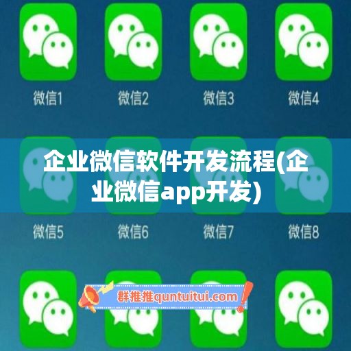 企业微信软件开发流程(企业微信app开发)