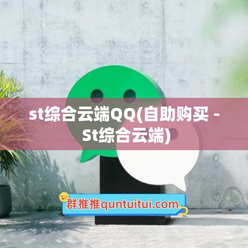 st综合云端QQ(自助购买 - St综合云端)