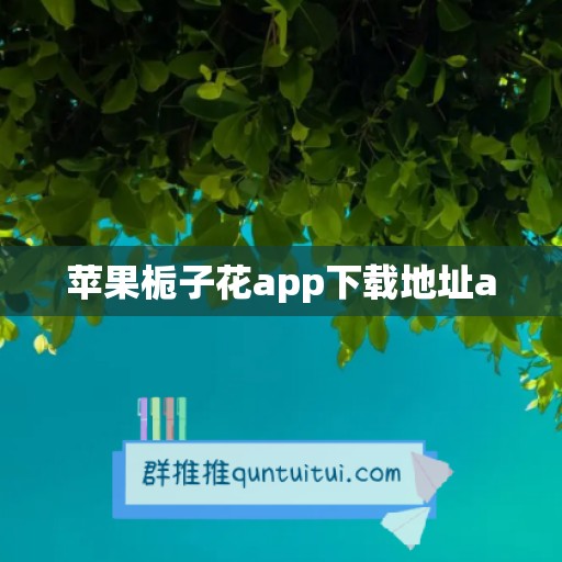 苹果栀子花app下载地址a