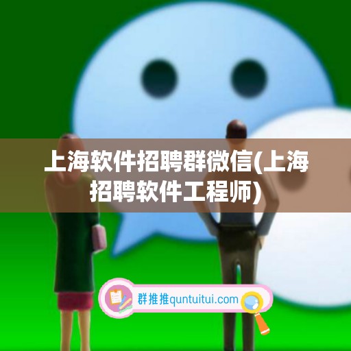 上海软件招聘群微信(上海招聘软件工程师)