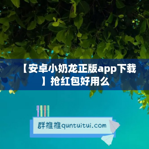 【安卓小奶龙正版app下载】抢红包好用么