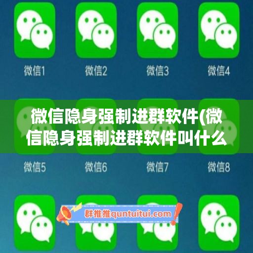 微信隐身强制进群软件(微信隐身强制进群软件叫什么)