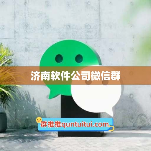 济南软件公司微信群