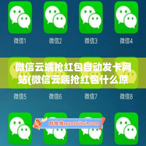 微信云端抢红包自动发卡网站(微信云端抢红包什么原理)