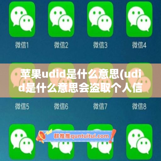 苹果udid是什么意思(udid是什么意思会盗取个人信息吗)