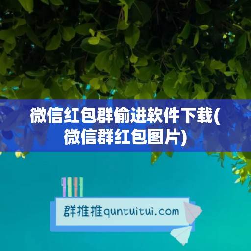 微信红包群偷进软件下载(微信群红包图片)