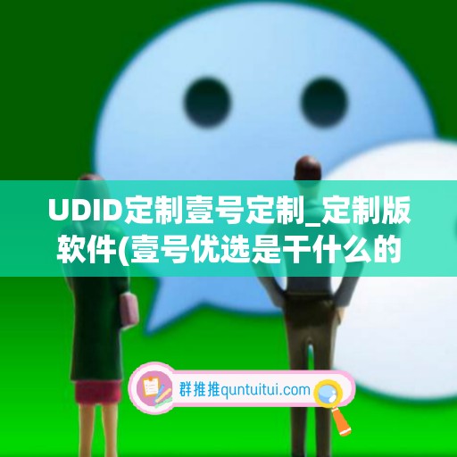 UDID定制壹号定制_定制版软件(壹号优选是干什么的)