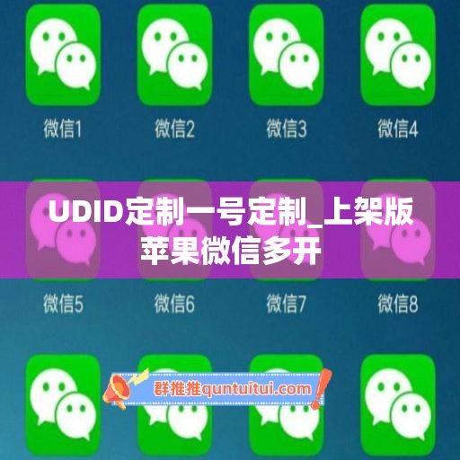 UDID定制一号定制_上架版苹果微信多开