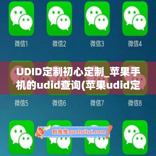 UDID定制初心定制_苹果手机的udid查询(苹果udid定制软件教程)