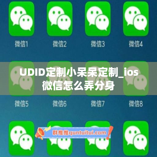 UDID定制小呆呆定制_ios微信怎么弄分身