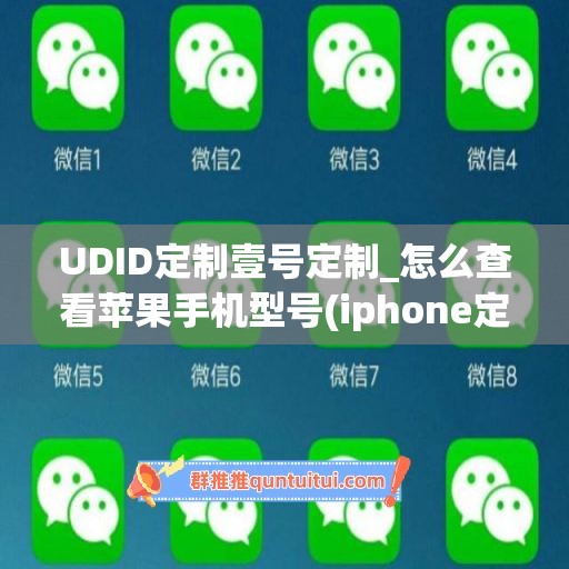 UDID定制壹号定制_怎么查看苹果手机型号(iphone定制机怎么看)