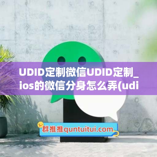 UDID定制微信UDID定制_ios的微信分身怎么弄(udid定制版微信原理)