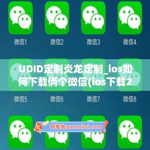 UDID定制炎龙定制_ios如何下载俩个微信(ios下载2个微信)