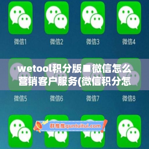 wetool积分版■微信怎么营销客户服务(微信积分怎么联系客服)